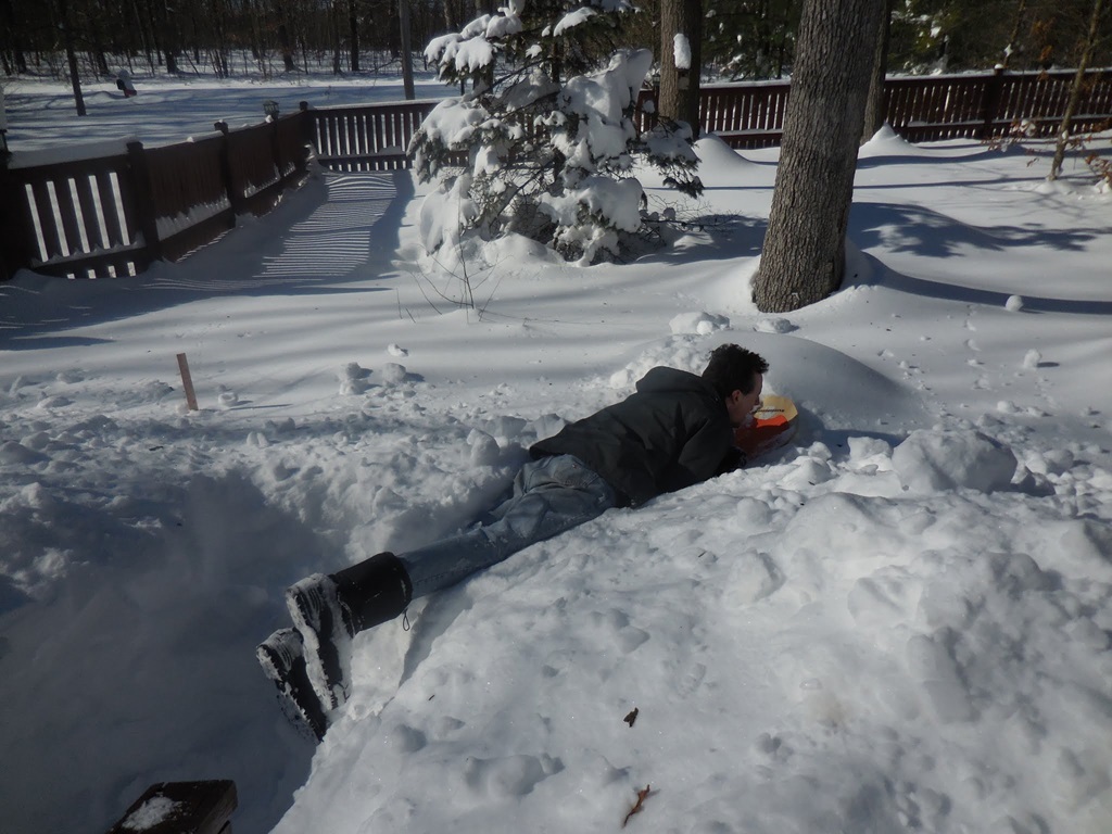 Nic in the snow